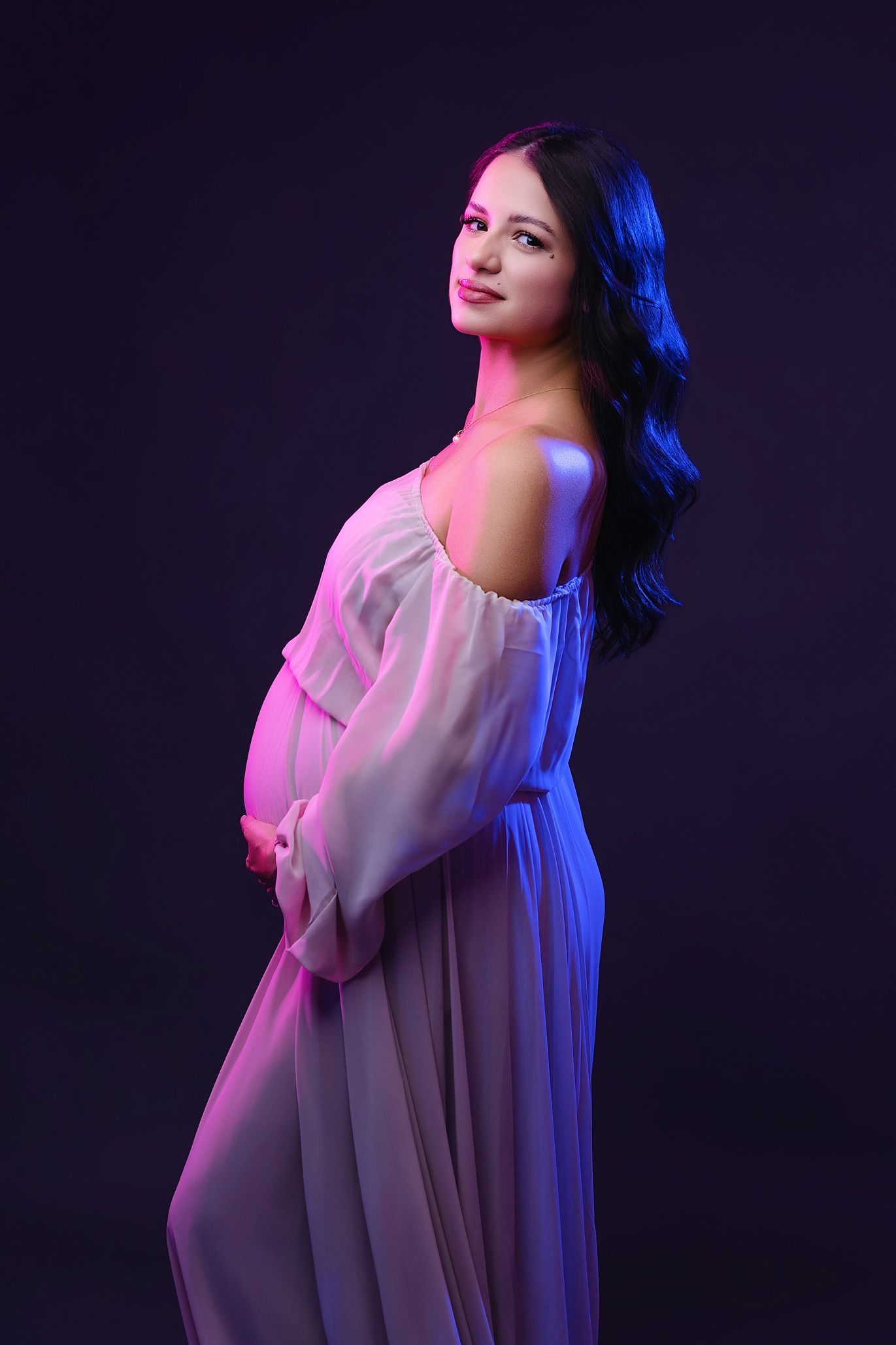 Maternity portrait from the studio portfolio